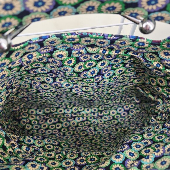 Vera Bradley Blue Rhapsody Quilted Holiday Tote handbag with 14.5" Strap - Picture 6 of 12